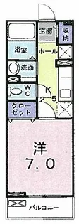 ジュメゾン【2階】の間取り
