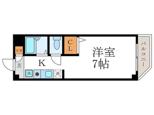 Slumbers Village【3階】の間取り