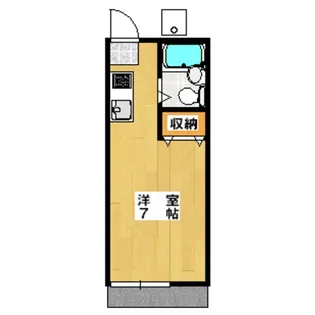 コーポ・エコー【2階】の間取り