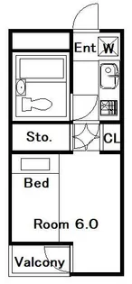 城門ビル【3階】の間取り