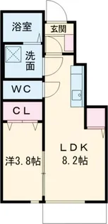 ヴィクトワールさやか【1階】の間取り