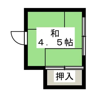 鈴木荘【2階】の間取り