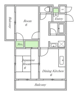 アトール【5階】の間取り
