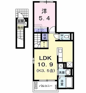 ハーモニー【2階】の間取り