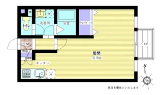 エスポ切添町【1階】の間取り