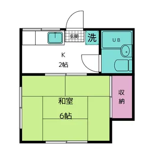 タマハイツ【2階】の間取り