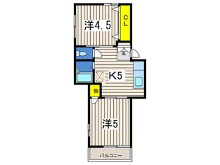プチメゾンみのさわ【1階】の間取り