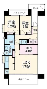 グリーンフォレスト ストーリーズ【11階】の間取り