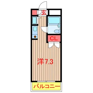 メゾンロートレック【2階】の間取り