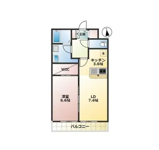 イーストポート【4階】の間取り