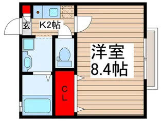 BOSS I【1階】の間取り