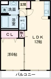 カレン曙【3階】の間取り