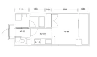 1Kの間取り画像