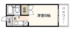 ウイング五日市【4階】の間取り