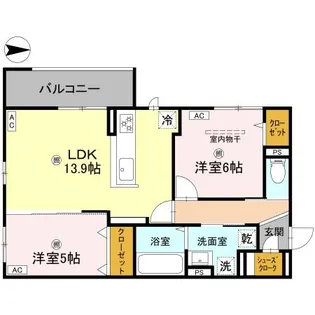 フィエルテ【1階】の間取り