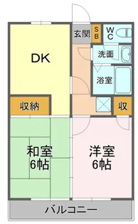 ファミール篭上【2階】の間取り
