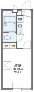 レオパレスカサベルデ【1階】の間取り