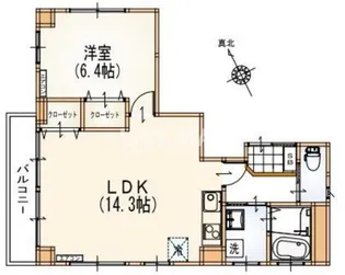 ウィステリア南青山【2階】の間取り