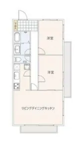 LEREVE中野坂上【1階】の間取り