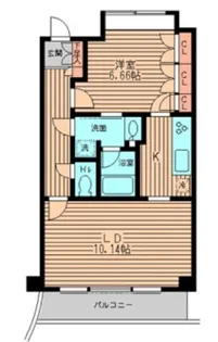 ガーデン目黒南【2階】の間取り