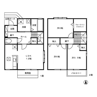石川県金沢市藤江北2【一戸建】の間取り