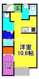TOIRO田崎本町【1階】の間取り