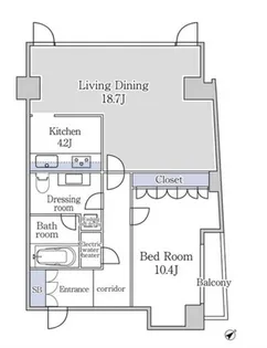 クエストコート原宿【5階】の間取り