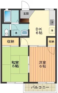 アベニュー【1階】の間取り