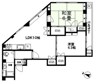 荒木マンション【2階】の間取り