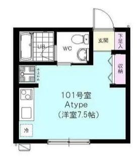 神奈川県横浜市南区高根町2【アパート】の間取り