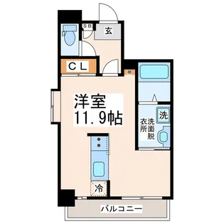 Lagoa湖東【5階】の間取り