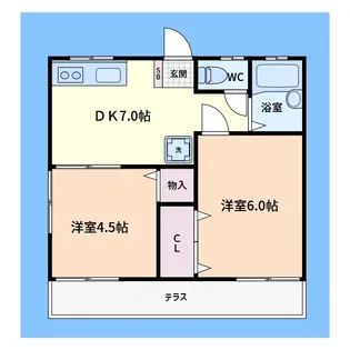 佐藤荘【2階】の間取り