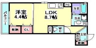 LaLa錦が丘【3階】の間取り