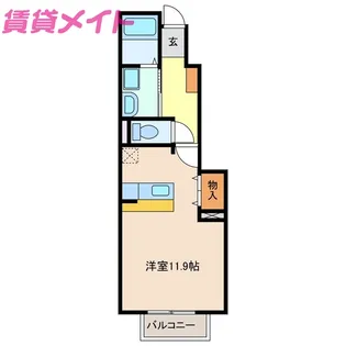 プリマヴェールI【1階】の間取り