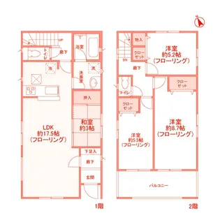 神奈川県藤沢市片瀬5【一戸建】の間取り
