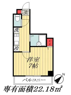 千葉県市川市末広1【マンション】の間取り