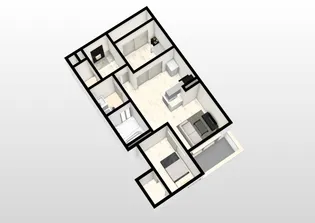 仮称)REGALEST 青江V【3階】の間取り