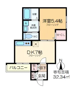 Belleage【1階】の間取り