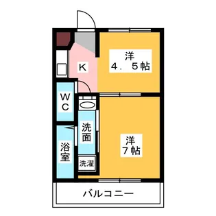 ヴィラナリー小俣 2号棟【3階】の間取り
