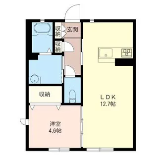 グレイスB【1階】の間取り