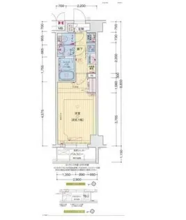 プレサンス木場公園【5階】の間取り