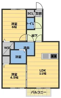 D-room江戸橋【1階】の間取り