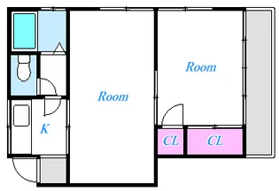 東京都青梅市裏宿町【アパート】の間取り