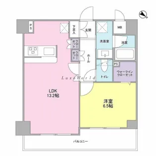神奈川県横浜市港北区新横浜1【マンション】の間取り