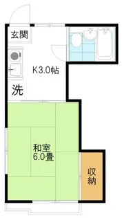 ヴィラワクイ【2階】の間取り