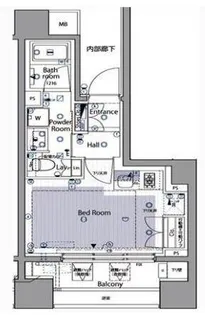 イニシアイオ西麻布【2階】の間取り