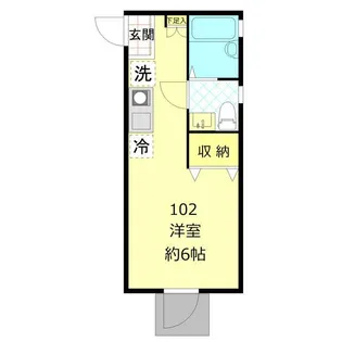 リーシュ・レーヴ【1階】の間取り