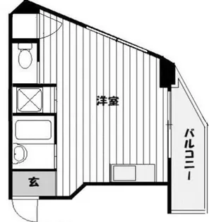 1Rの間取り画像