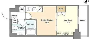 ベルファース駒沢三丁目【2階】の間取り