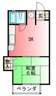 ロータスハイツ【2階】の間取り